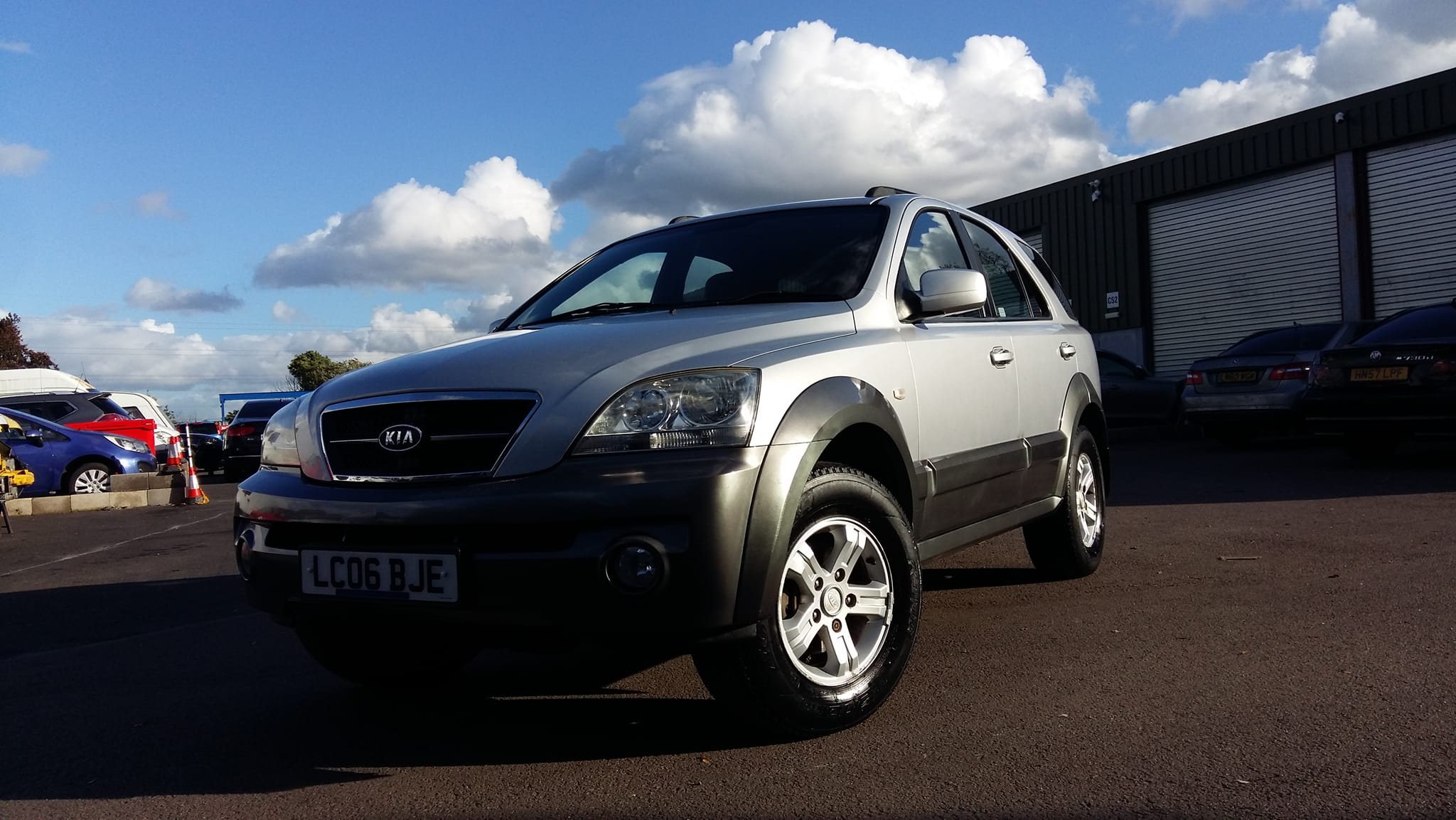 Valeting on a silver KIA