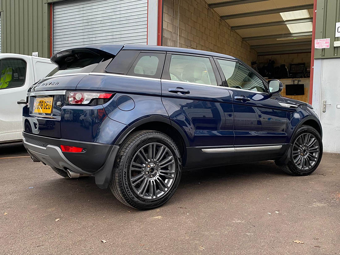 Range rover after a valeting