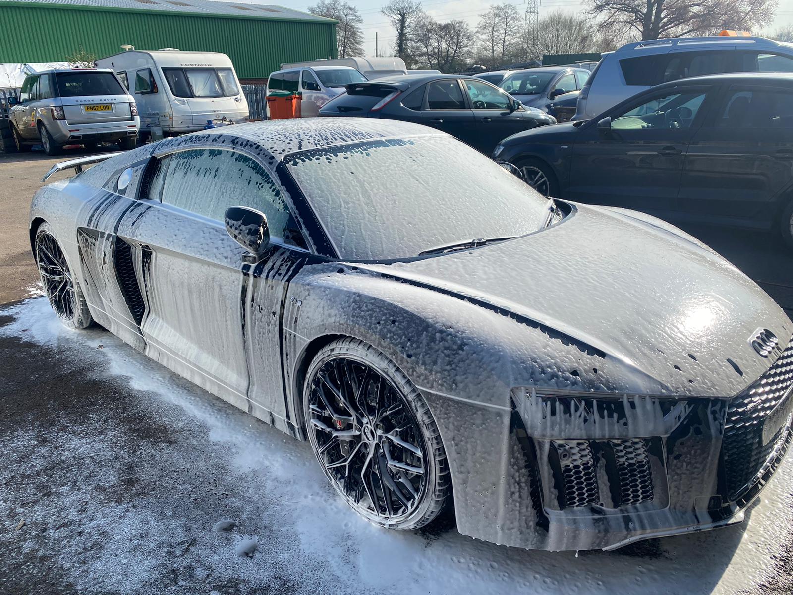 Stage 1 washing for an Audi