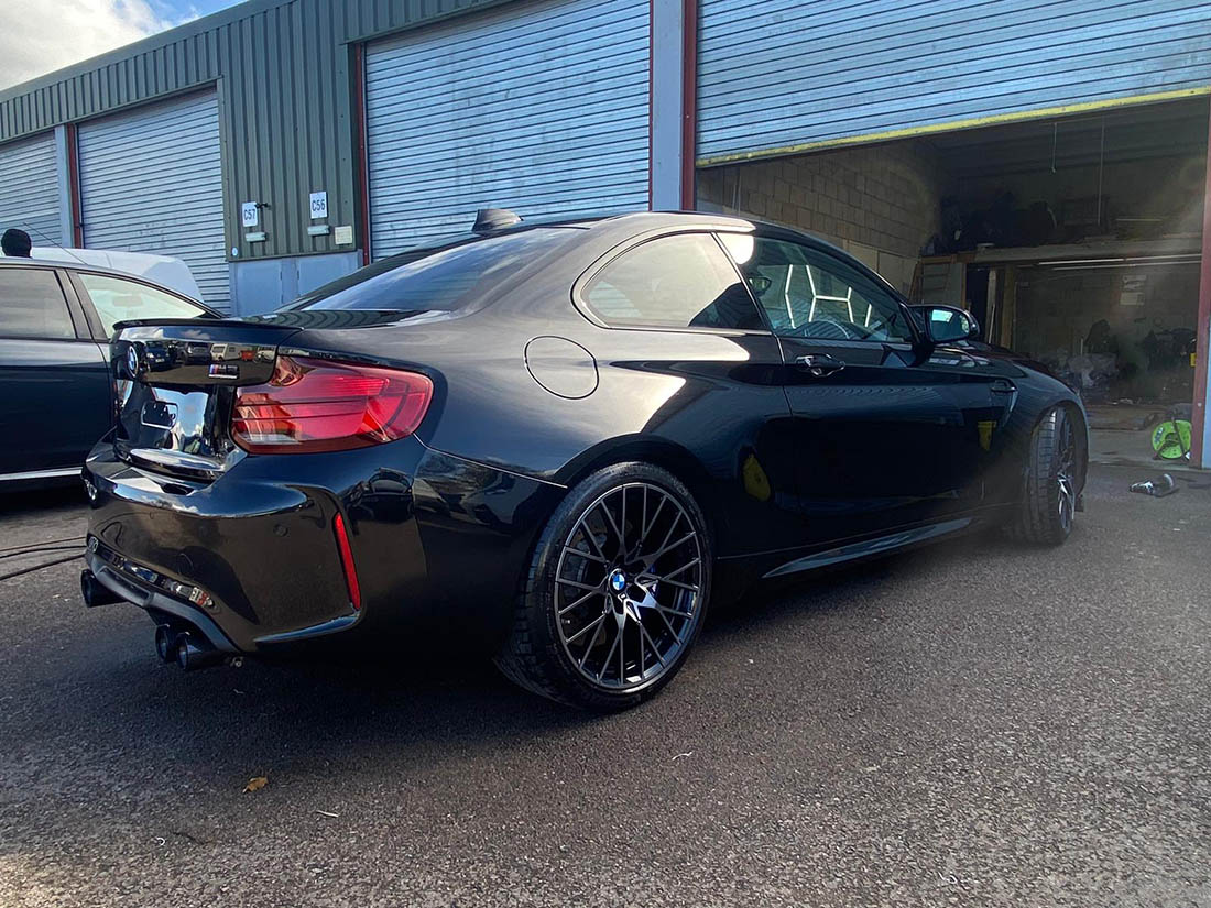 Black BMW ceramic coated