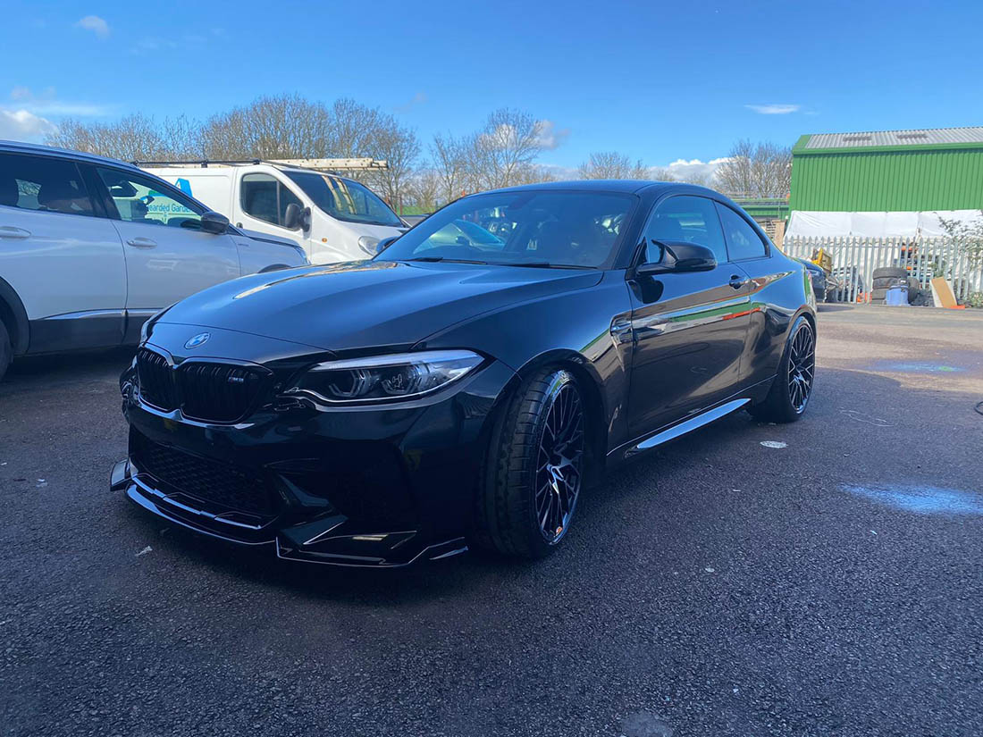 Black BMW after ceramic coating