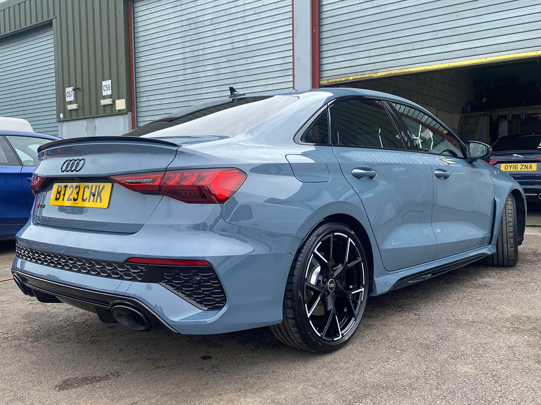 Ceramic Coated grey Audi